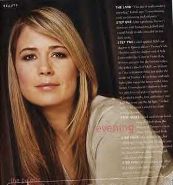 Maura Tierney-InStyle Magazine, she looks good as a blonde