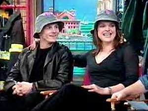 Molly with Jason Wiles. They play partners Faith and Bosco (55-David